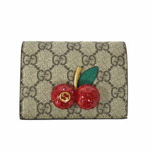 Gucci Wallet Compartment Cherry